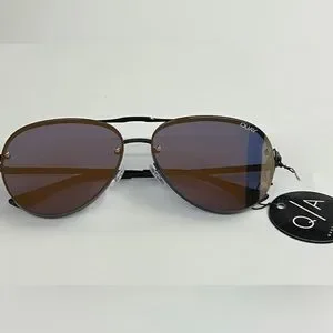 Quay Australia Cool Innit Black/Pink Mirror Lenses Quay Australia Nightfall Sunglasses Shield Matte Black Pink  main image 4